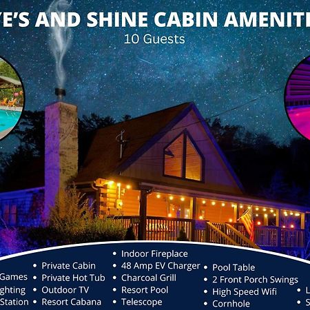Ryes And Shine Bootlegger'S Cabin! Hot Tub* Pool* Arcade* Billiards *Ev * Pet Friendly Sevierville Bagian luar foto
