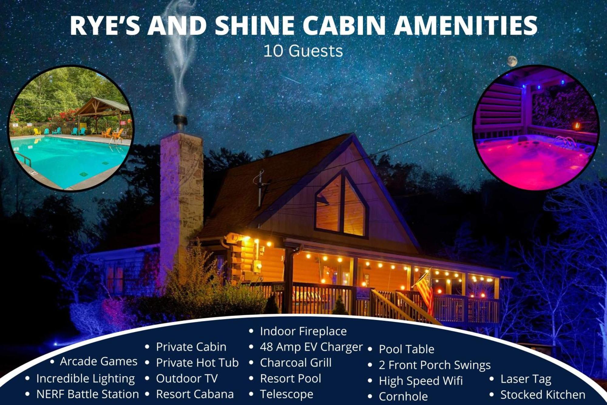 Ryes And Shine Bootlegger'S Cabin! Hot Tub* Pool* Arcade* Billiards *Ev * Pet Friendly Sevierville Bagian luar foto